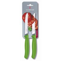 Victorinox Swiss Classic tomatkniv 11 cm 2 st, grön