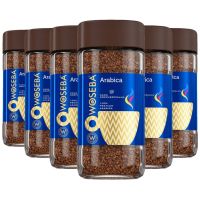 Woseba Arabica snabbkaffe 6 x 100 g