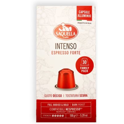 Cafe Turino Campania Italian Style Espresso Nespresso Compatible Capsules,  .17 oz, 60 count