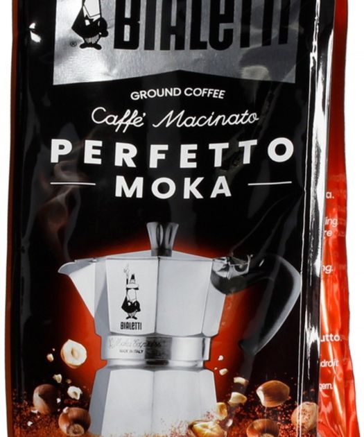 Bialetti Perfetto Moka Café Moulu Intenso (Strong) Dark Roast 250 g