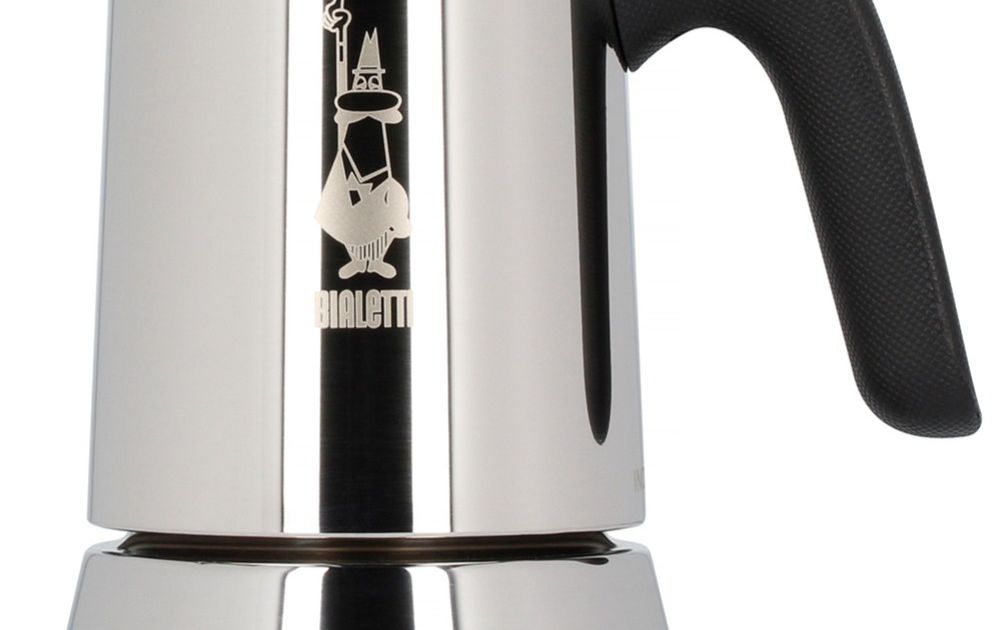 Bialetti Venus Induction espresso maker, 4 cups, steel