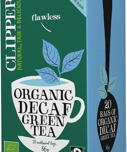 Clipper Organic Decaf Green Tea 20 tepåsar Crema