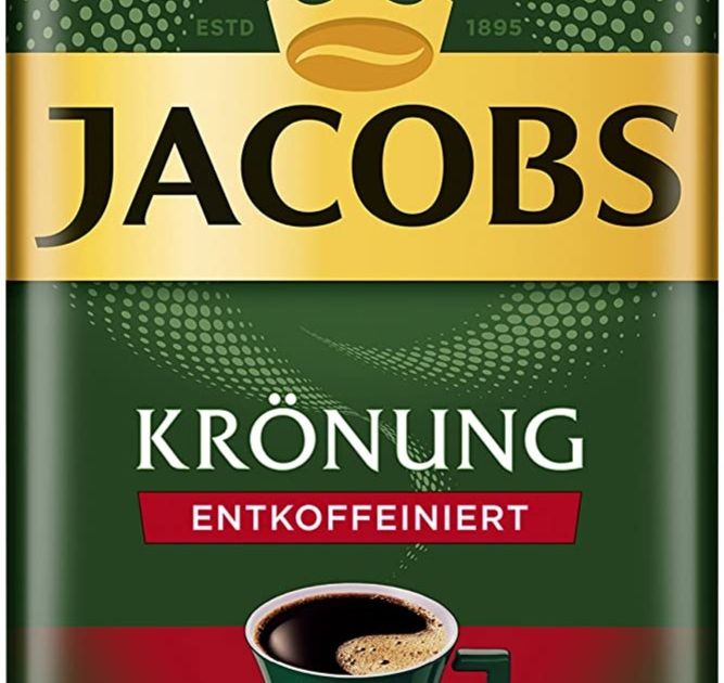 Jacobs Kronung Entkoffeiniert 500 g Roasted Ground Decaf Coffee Crema