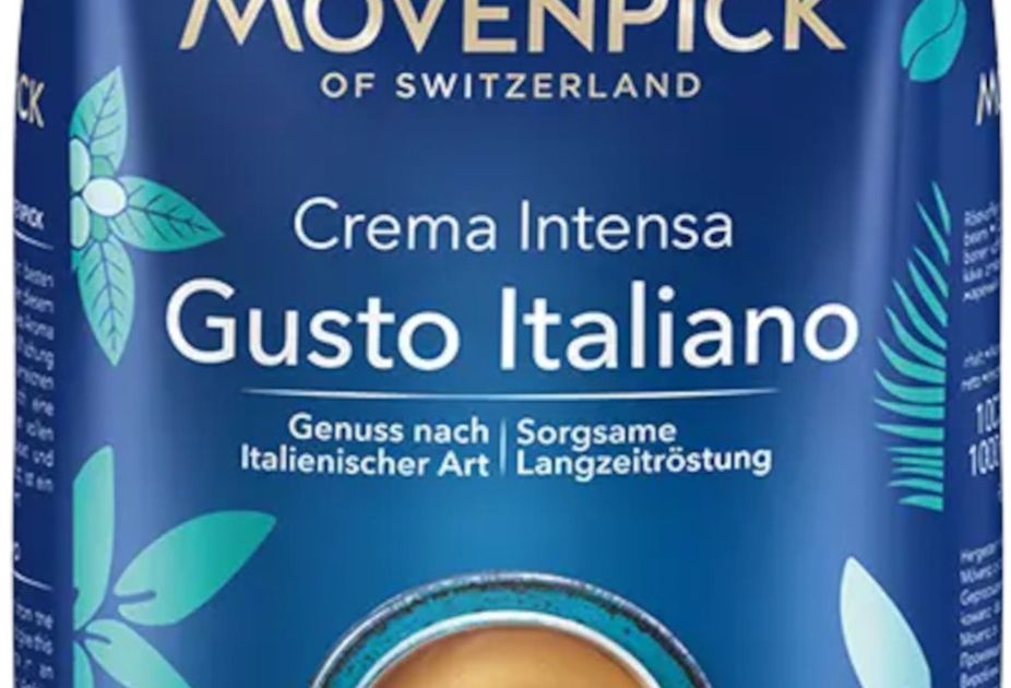 Mövenpick Gusto Italiano kaffebönor 1 kg - Crema
