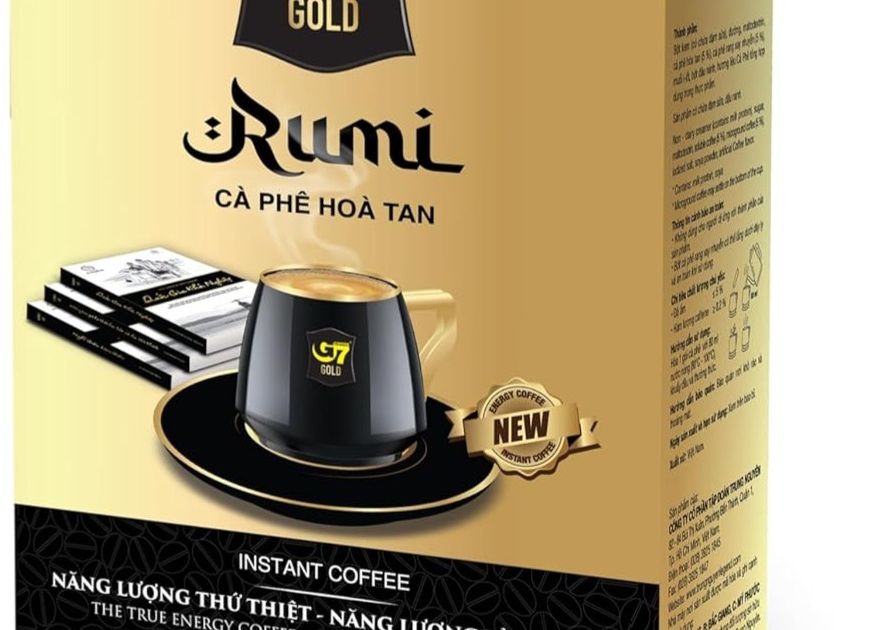 Trung Nguyen G7 Gold Rumi -snabbkaffe 14 x 18 g portionspåsar - Crema