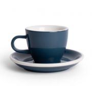 Acme Demitasse Espresso Cup 70 ml + Saucer 11 cm, Whale Blue