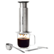 AeroPress Steel kaffebryggare i stål, silver