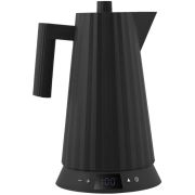 Alessi MDL21 Plissé vattenkokare med temperaturkontroll 1,7 l, svart