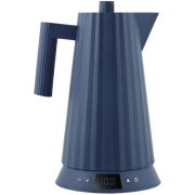 Alessi MDL21 Plissé vattenkokare med temperaturkontroll 1,7 l, blå