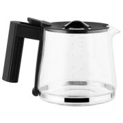 Alessi glaskanna för MDL14 Plissé -kaffebryggare, svart