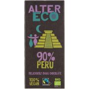 Alter Eco Dark Chocolate Peru 90% 100 g