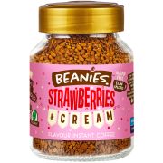 Beanies Strawberries & Cream Flavoured Instant Coffee 50 g