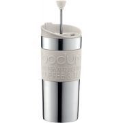 Bodum Travel Press resemugg med pressofunktion 350 ml, vit