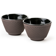 Bredemeijer Xilin tekoppar i gjutjärn 100 ml, 2 st, aubergine