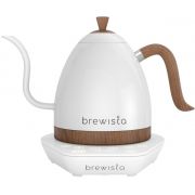 Brewista Artisan Gooseneck vattenkokare med temperaurinställning 1 l, mattvit