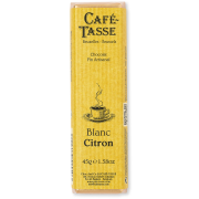 Café-Tasse vit choklad & citron 45 g