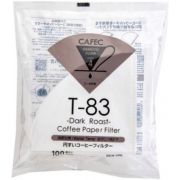 CAFEC Dark Roast T-83 Coffee Paper Filter 4 Cup, 100 pcs