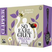 Clipper Organic Earl Grey Tea 80 tepåsar