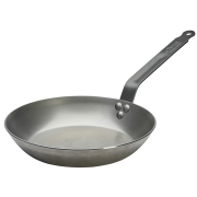 De Buyer Carbone Plus kolstålpanna 26 cm, platt handtag