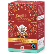 English Tea Shop Organic Black Tea Christmas In Ceylon 20 tepåsar