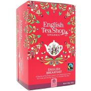 English Tea Shop Organic Black Tea English Breakfast, 20 tepåsar