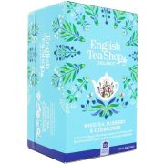 English Tea Shop Organic White Tea Blueberry & Elderflower, 20 tepåsar