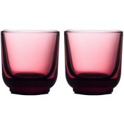 Fellow Pirch Cappuccino Set Of 2 Glasses 190 ml, Garnet