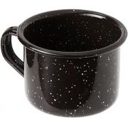 GSI Outdoors 4 fl. Oz Enamel Cup, svart
