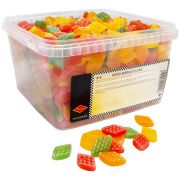 Halva Fruktrutor, låda 2 kg