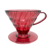 Hario V60 20th Anniversary Dripper filterhållare storlek 02, Mojimi Red