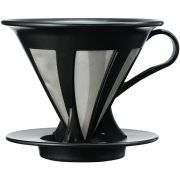 Hario Cafeor Dripper 02 kaffefilter, svart