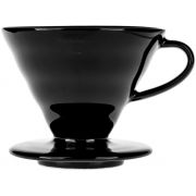 Hario V60 Kasuya Dripper storlek 02 filterhållare i porslin, svart