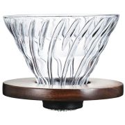 Hario V60 Walnut Wood Coffee Dripper Size 02