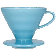 Hario V60 Dripper storlek 02 filterhållare i porslin, blå