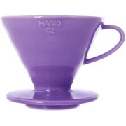 Hario V60 Dripper storlek 02 filterhållare i porslin, lila