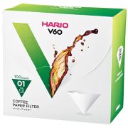 Hario V60 kaffefilter storlek 01, 100 st i låda