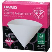 Hario V60 kaffefilter storlek 01, 40 st