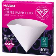 Hario V60 storlek 02 kaffefilter 40 st. i låda