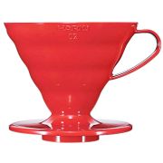 Hario V60 Dripper Size 02, Red Plastic