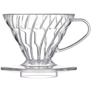 Hario V60 Tritan Dripper filterhållare storlek 01, klar