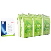 Jura rengöringstabletter 25 st. + Pera Super Crema -kaffebönor 6 x 1 kg