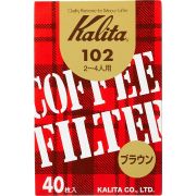 Kalita 102 oblekt kaffefilter, 40 st