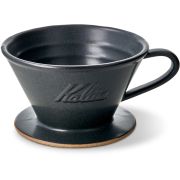 Kalita MI Ceramic Dripper 185, Sand Black