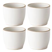 Kinto NORI Ceramic Tumbler 4 x 200 ml, White