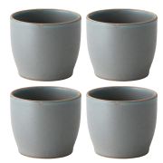 Kinto NORI keramiska muggar 4 x 200 ml, gråblå