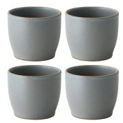 Kinto NORI Ceramic Tumblers 4 x 200 ml, Blue Grey