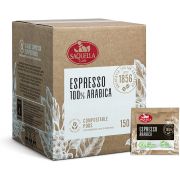 Saquella Espresso 100 % Arabica espresso pods 150 st