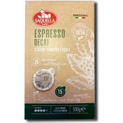 Saquella Espresso Decaf koffeinfria espresso pods 15 st Saquella Espresso Decaf koffeinfria espresso pods 15 st