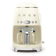 Smeg DCF02CREU kaffebryggare 1,25 l, gräddvit