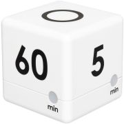 TFA Cube Digital Timer, White
